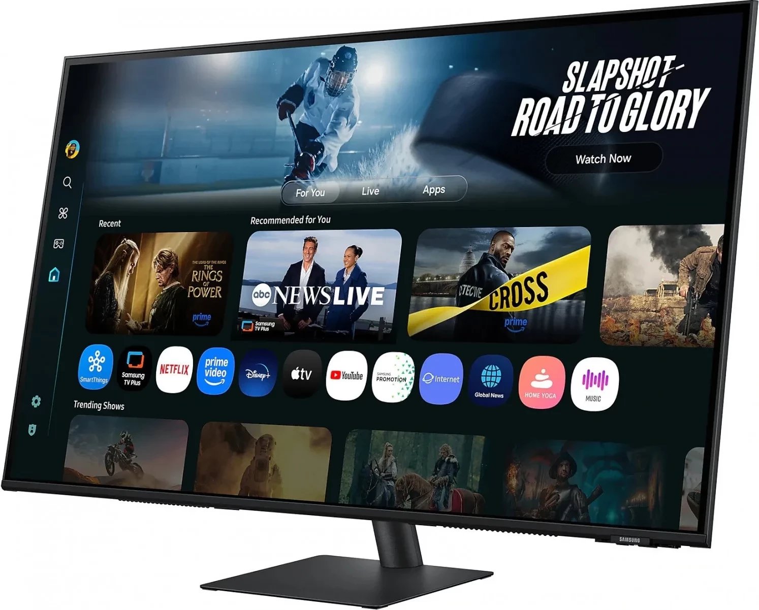 Monitor Samsung Smart M7 LS32FM700UUXDU, 32", 4K, Smart, i zi