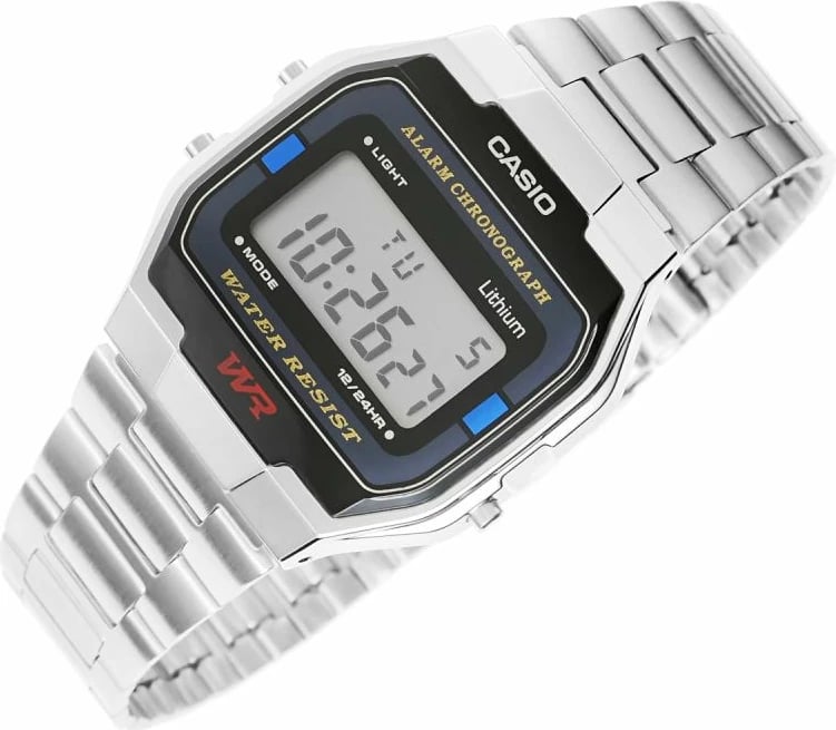 Orë dore unisex Casio, argjend