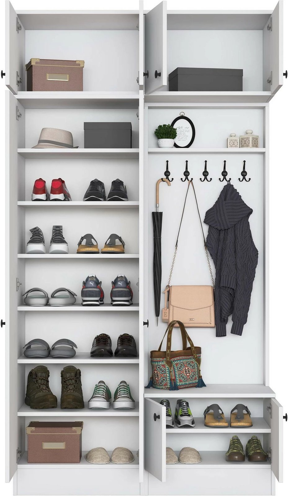 Stendë korridori, ngjyrë e bardhë, Skye Decor, EA144 - 3839