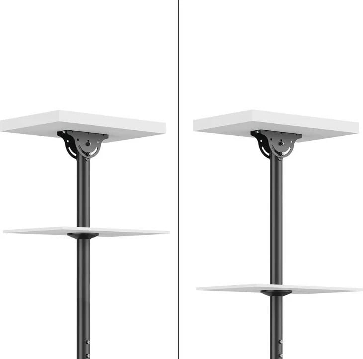 Mbajtës tavani për TV/monitor, Neomounts CL35-440BL16XL, 37-70 inch, deri 50 kg, lartësi 250-300 cm, pjerrësi 25° rrotullim 360°, e zezë