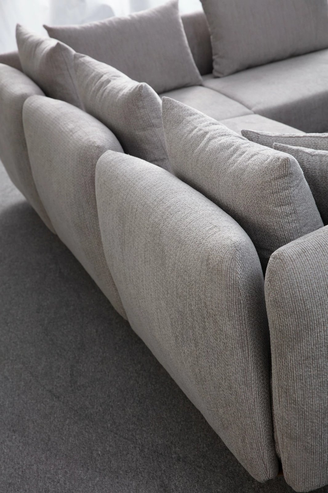 Këndare Floransa, ngjyrë gri e çelët, Atelier del Sofa