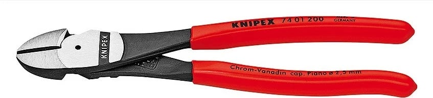 KNIPEX Pinca diagonale 74 01 160, 160 mm, e kuqe