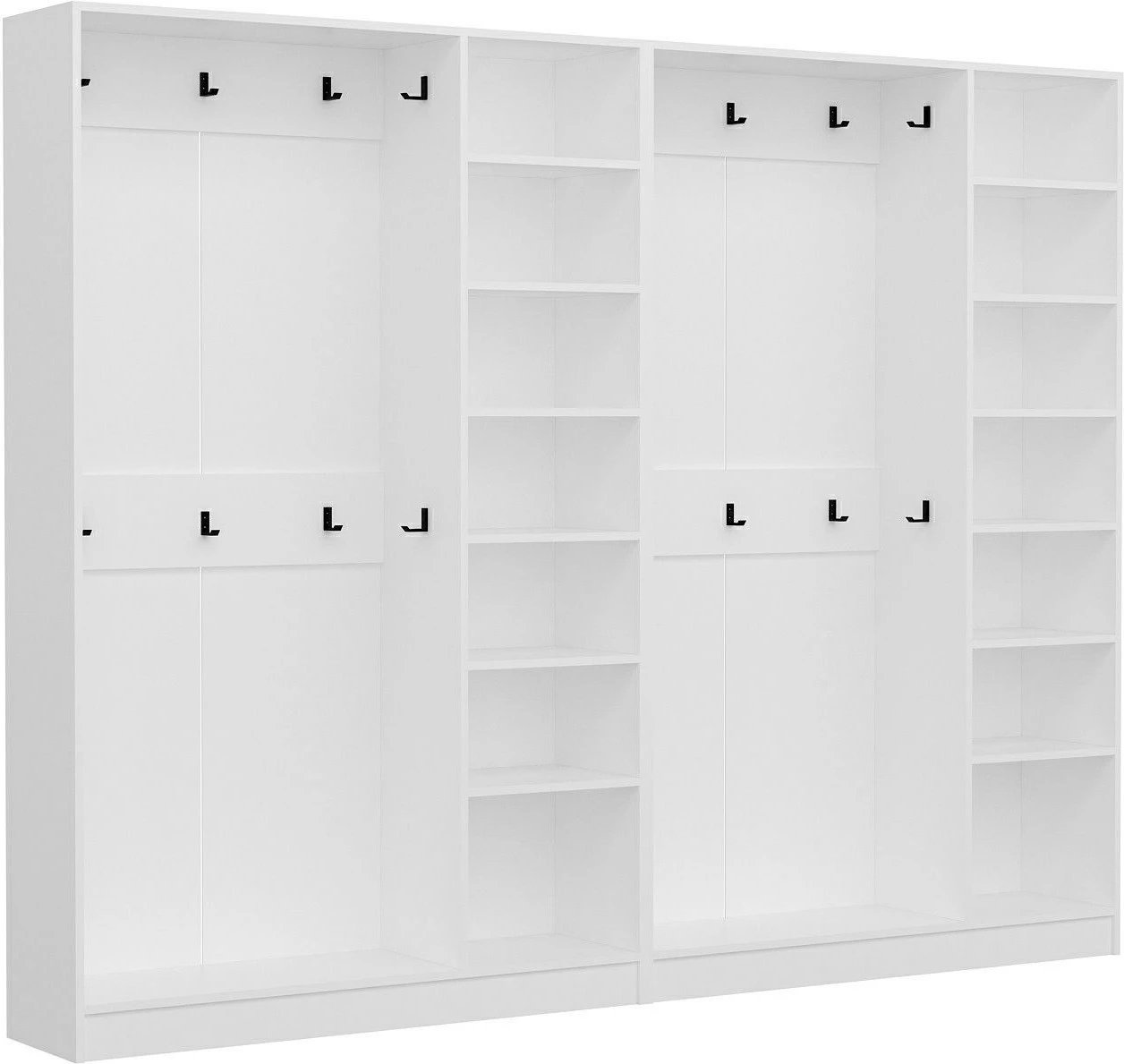 Stendë korridori Skye Decor, Noah, e bardhë, 270x210x35cm, 6 pjesë