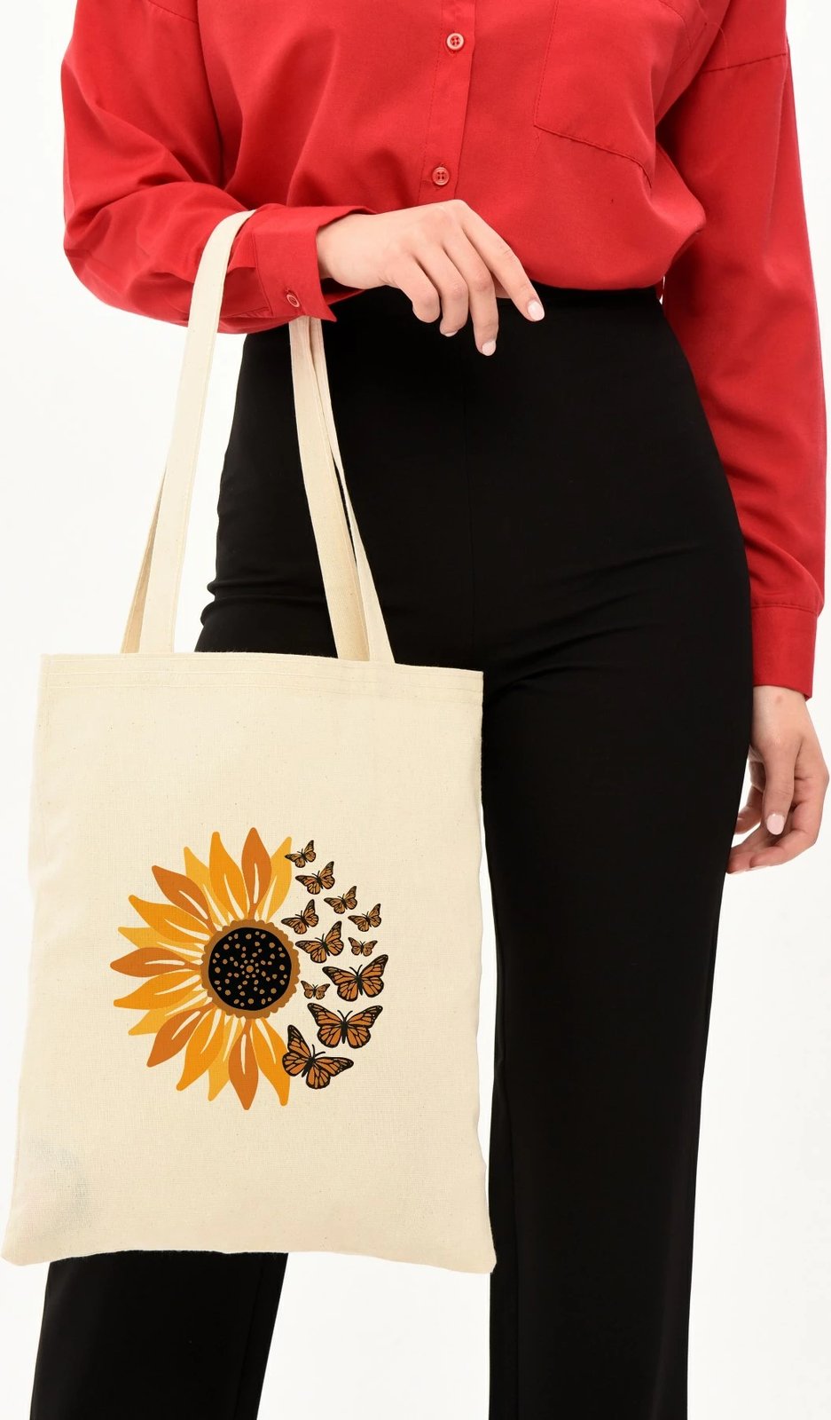 Qese Tote Zoozie Bags, krem, 35x40cm