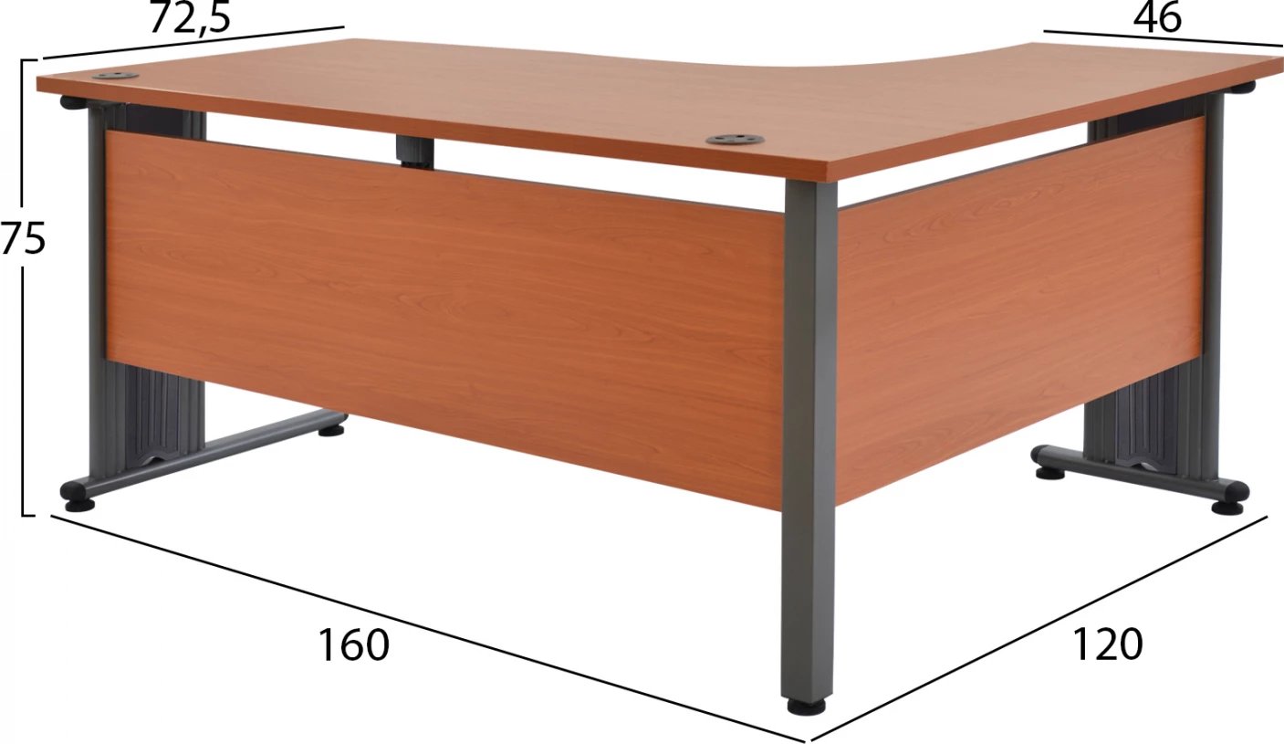 Zyrë profesionale këndore e majtë FH2043.03L 160x120