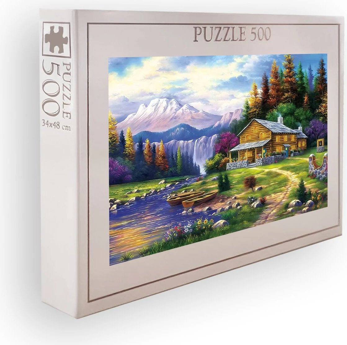 Puzzle 500 copë, Evila Originals, shumëngjyrësh, PZL_050_500