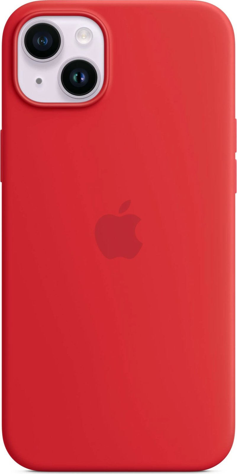 Mbështjellës Apple iPhone 14 Plus Silicone Case MagSafe i kuq