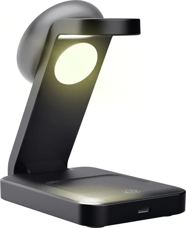 Karikues wireless Trust Viro, për kufje, celular, smartwatch, i zi