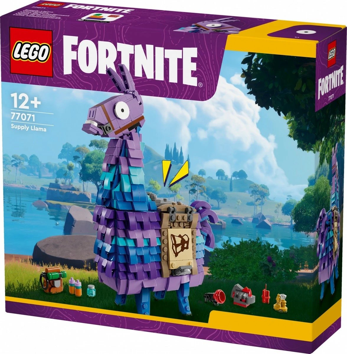 Set LEGO Fortnite Supply Lama 77071, 691 pjesë, për fëmijë 12+, shumëngjyrësh