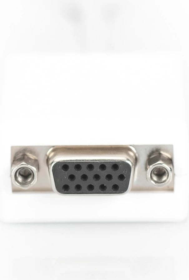 Adapter DisplayPort Digitus miniDP në VGA, 0.15m, i bardhë
