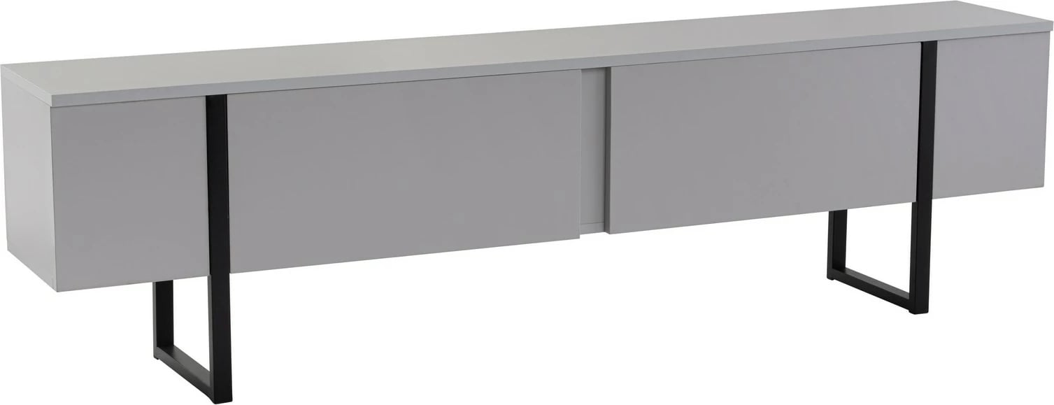 Komodë TV Nordure, Serenity, gri, e zezë