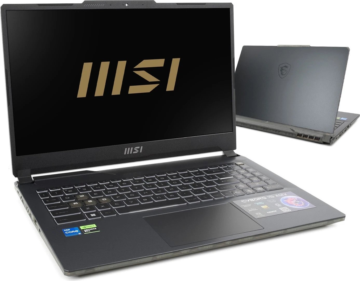 Laptop MSI Cyborg 15 A12VF-271XPL, 15.6", Intel Core i7, 16GB RAM, 512GB SSD, Nvidia RTX 4060, i zi
