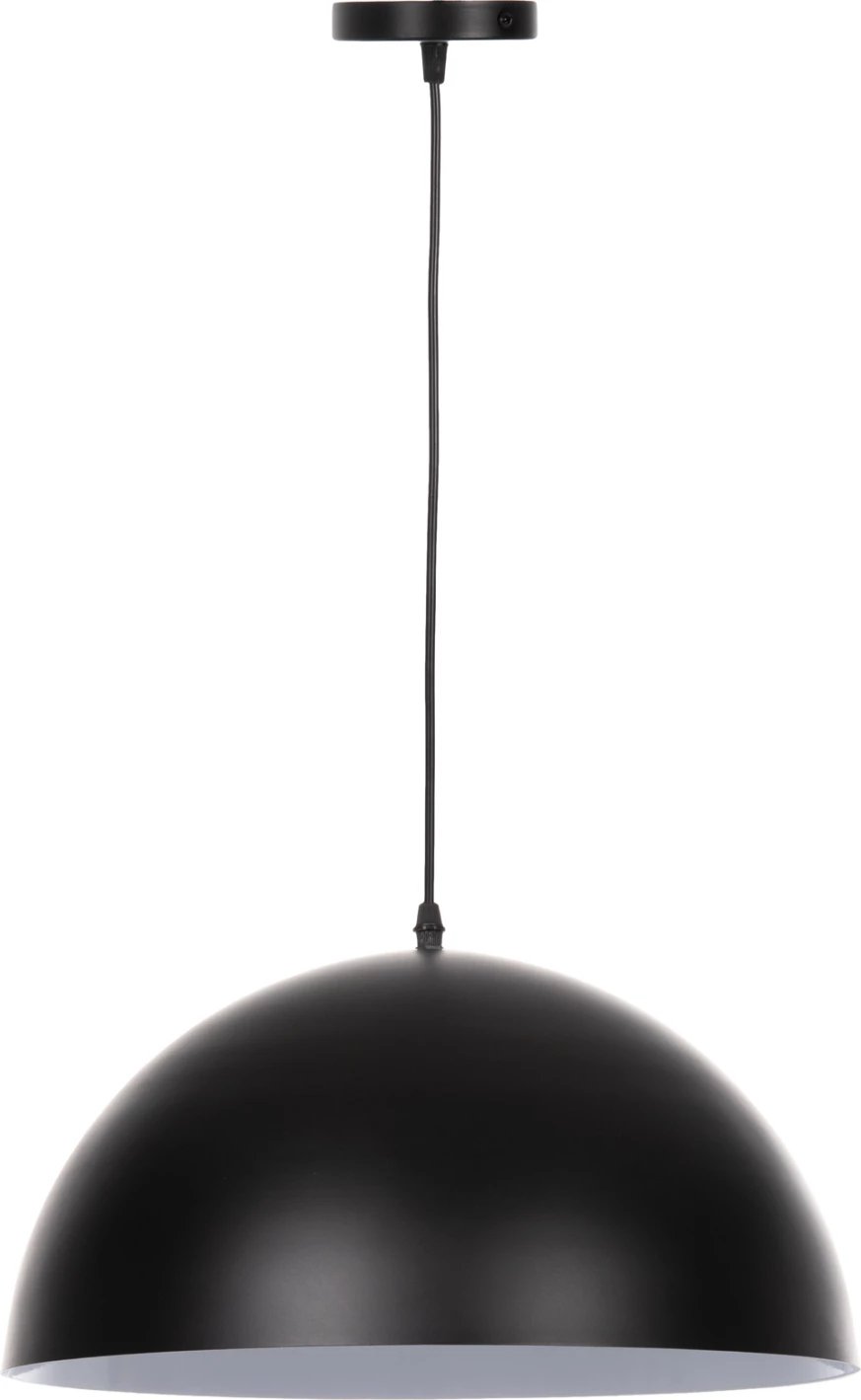 Llambë varëse tavani, kapak i rrumbullakët, metal i zi, FH4078, Φ40x125H cm