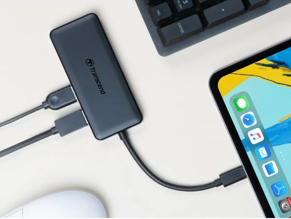 USB HUB Transcend HUB5C 6-n-1, USB 3.1 Type-C, i zi