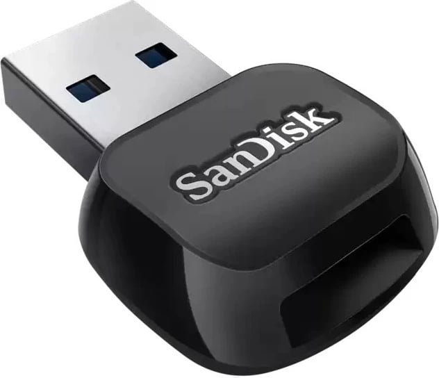 Lexues kartelash Sandisk QuickFlow microSD USB, i zi
