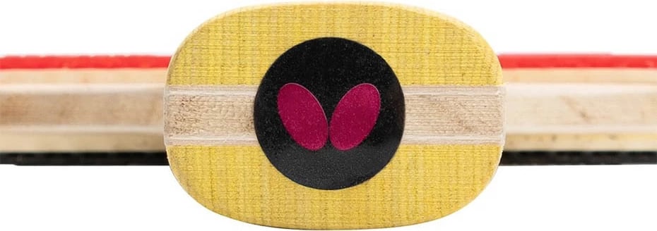 Raketë ping pong Butterfly, e zezë