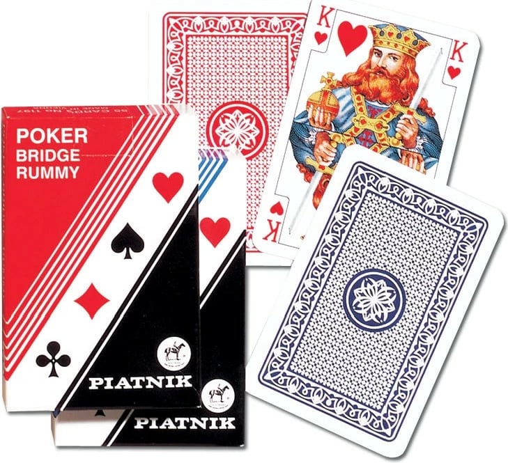 Letra loje Piatnik 19712, komplet i vetëm, Poker/Bridge/Rummy, klasik