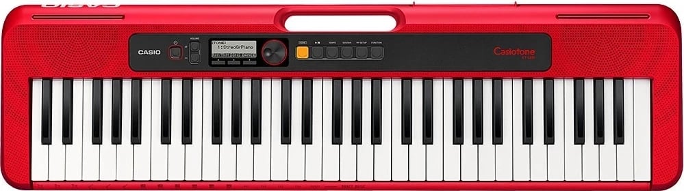 MIDI Keyboard Casio CT-S200, 61 çelësa, USB, i Kuq
