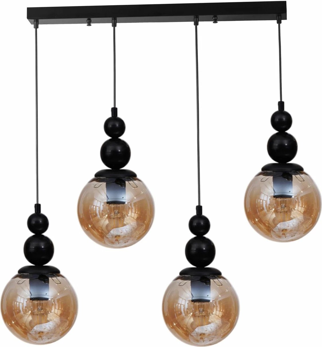 Llambë tavani Opviq, ngjyrë mjaltë dhe e zezë, 9053-6