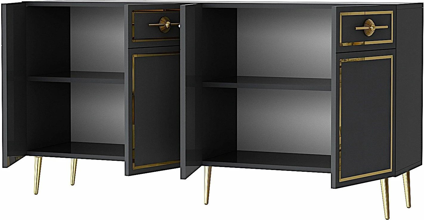 Konsol Skye Decor, Belly KB150, antracit dhe ar