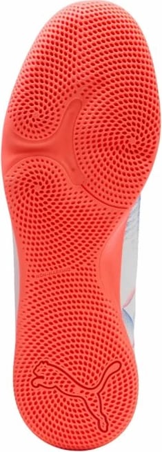 Atlete futbolli Puma për meshkuj, të bardha-portokalli