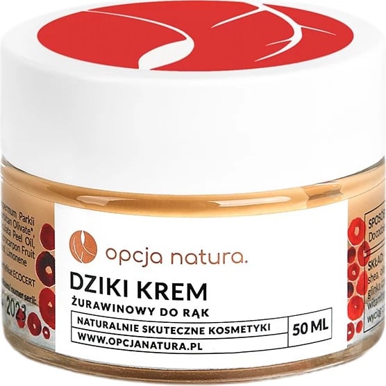 Krem për duar Opcja Natura Wild Cranberry 50ml