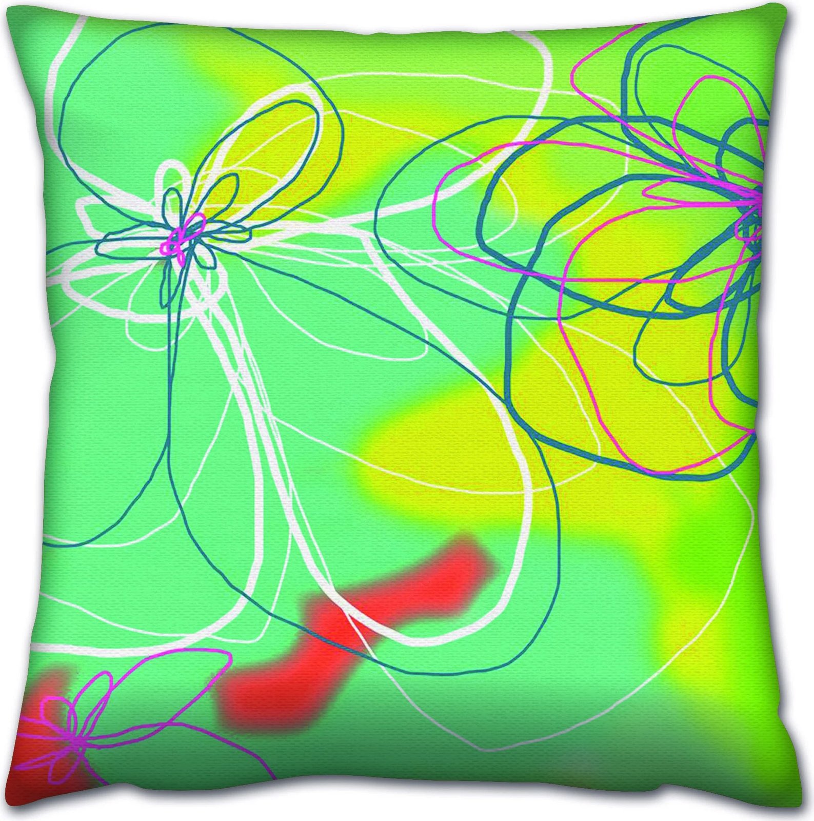 Jastëk dekorativ, shumëngjyrësh, Evila Originals, A14504, 43x43cm