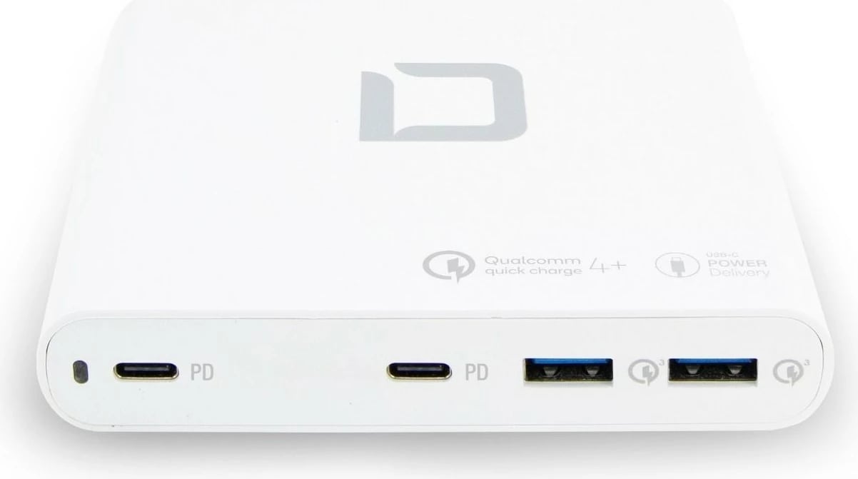 Karikues universal DICOTA Universal Charger PRO 120W, EU/UK, i bardhë