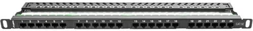 Patch panel Lanberg PPU5-0024-B, 24 porta, CAT 5e, 0.5U, i zi