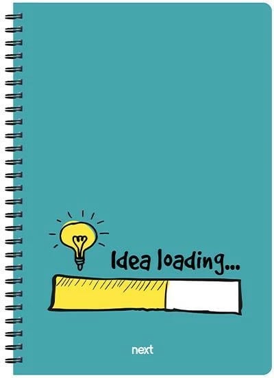 Bllok spiral NEXT 17x25cm, 3 lëndë, 105 faqe, ngjyrë