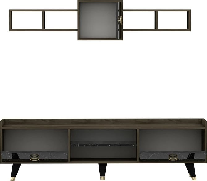 Komodë TV Skye Decor, ngjyrë mermeri, rosa