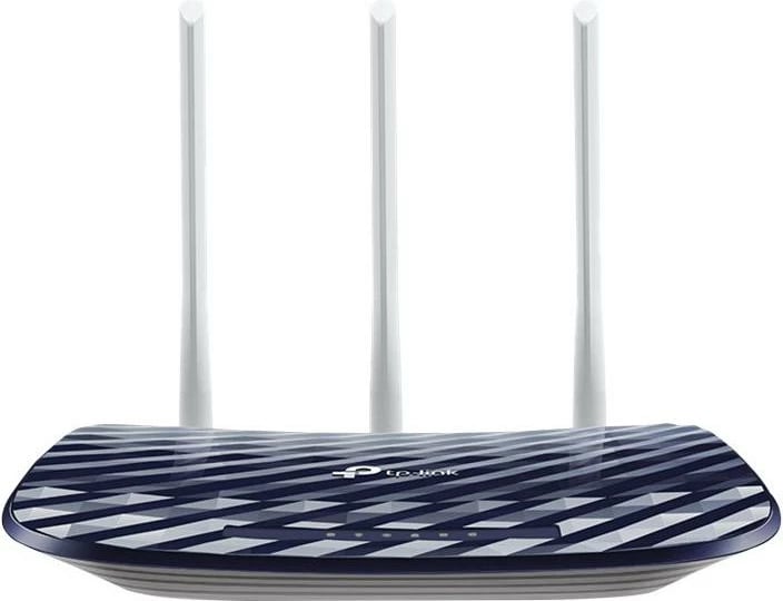 Router WLAN, TP-Link Archer C20 AC750, dual-band 300 Mbps + 433 Mbps, 3 antena, blu