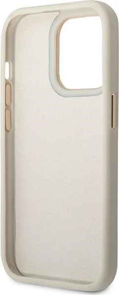 Mbështjellës Guess Croco Collection për iPhone 14 Pro 6.1", argjendtë