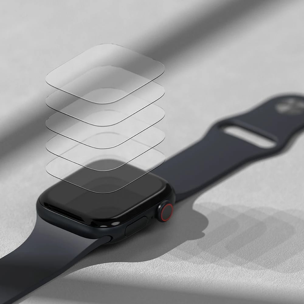 Folie mbrojtëse Ringke Dual Easy për Apple Watch 10, 42mm, 3 copë