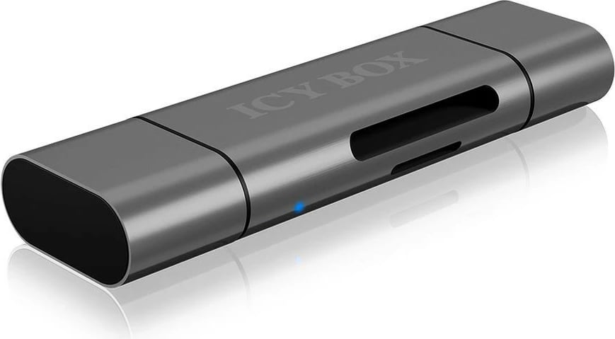 Lexues kartelash IcyBox IB-CR200-C, USB 3.0, Type-C/Type-A, Grafit