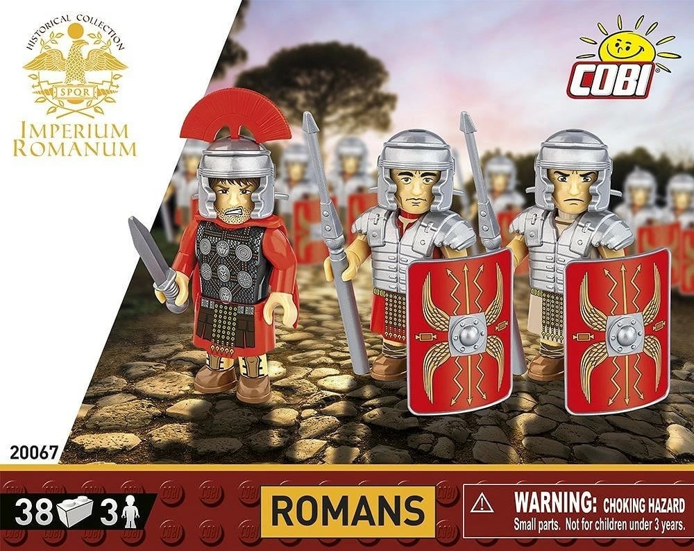 Set blloqesh Cobi Klocki Imperium Romanum, 3 figurina romake, 38 pjesë