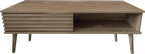 Tavolinë kafeje Kiros, një sirtar, ngjyrë natyrale, 119x59x41.5