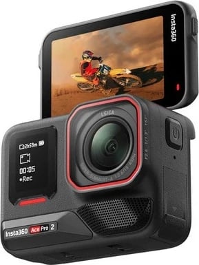 Kamerë aksioni Insta360 Ace Pro 2, 50 MP, 8K Ultra HD, Wi-Fi, E zezë
