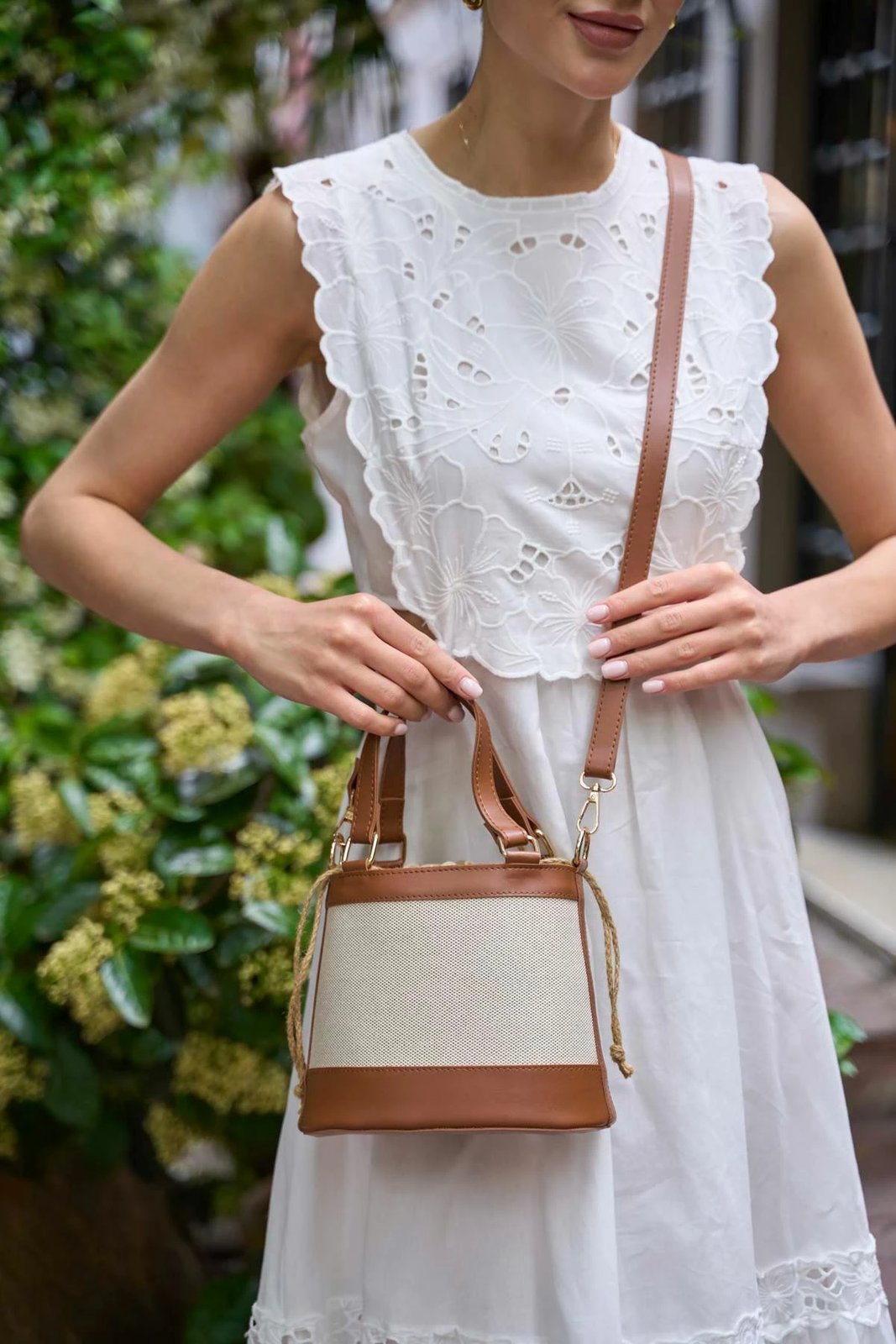 Çantë dore Zoozie Bags, MK1020225SV10-024, bezhë, kafe e hapur