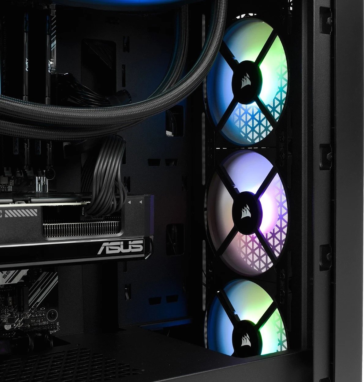 Kompjuter Infinity Ultimate R750, Ryzen 7, RTX 4070 Super, 64GB RAM Memorje, 2TB+4TB, e zezë