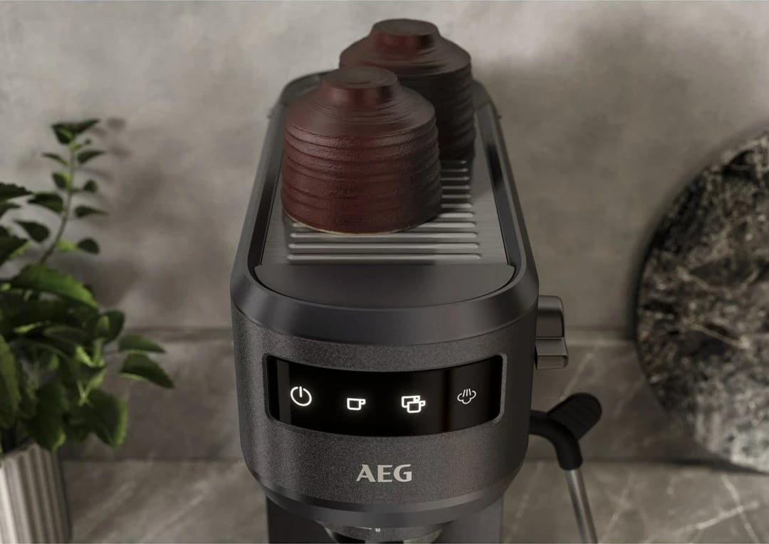 Aparat espresso manual AEG EC6-1-6BST, 1L, i zi