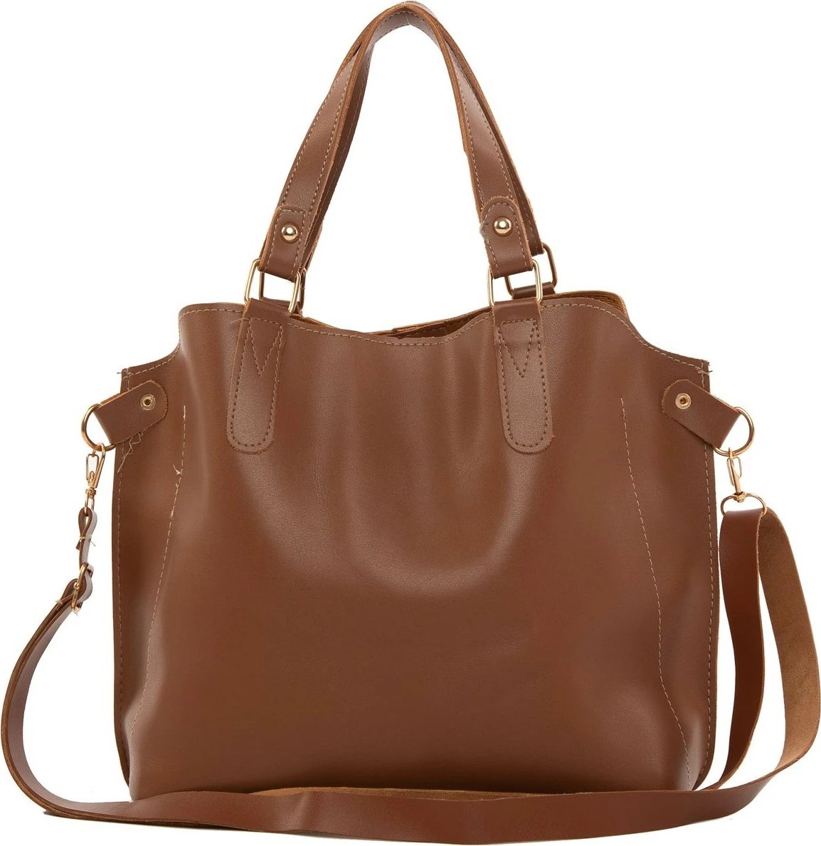 Çantë shpatulle Zoozie Bags, ngjyrë deveje, 32x23x16cm