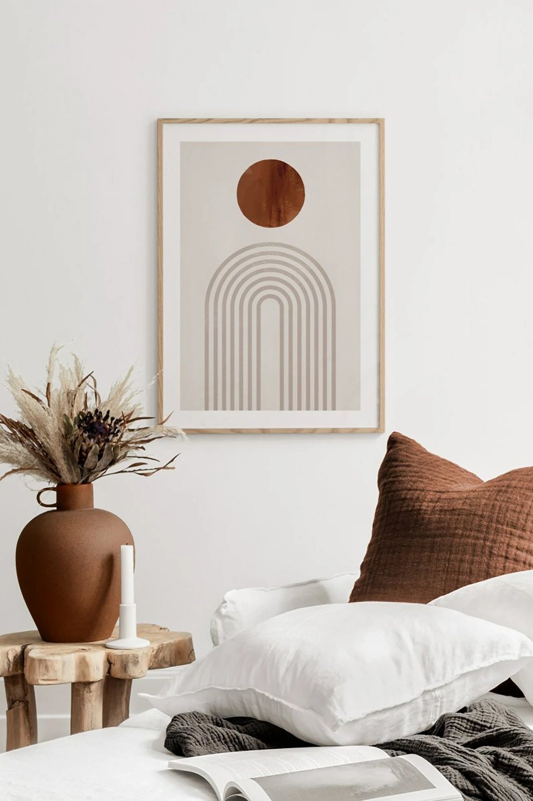 Pikturë dekorative me kornizë, Wallity, Tekhamcerceve65, shumëngjyrëshe, 33x48cm