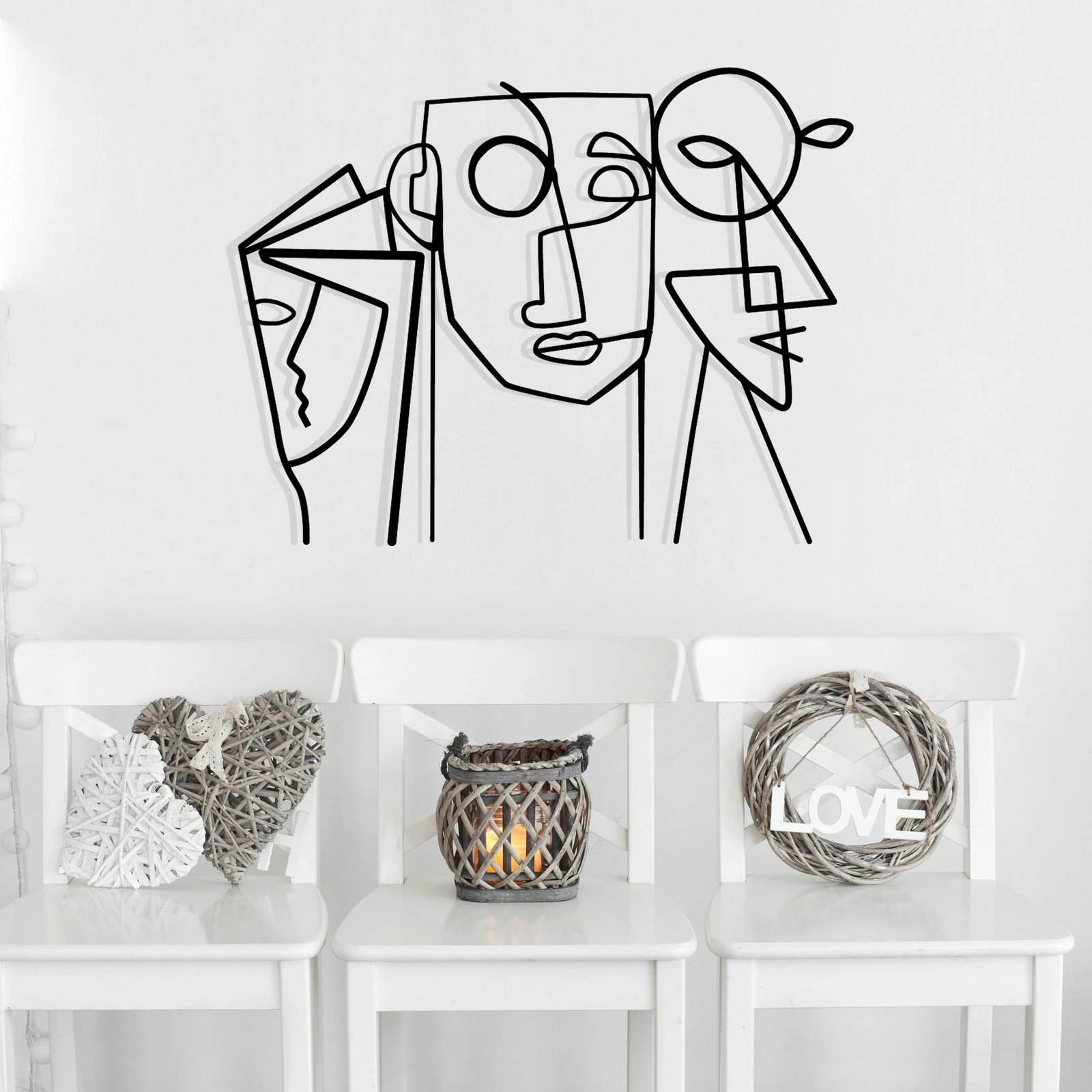 Aksesor dekorativ metalik për mur, Wallity, Aeimnestus