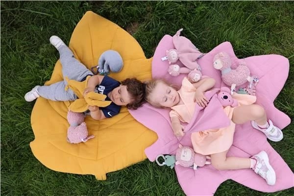 Dyshek loje muslin, New Baby, Leaf, formë gjethe, mint jeshile