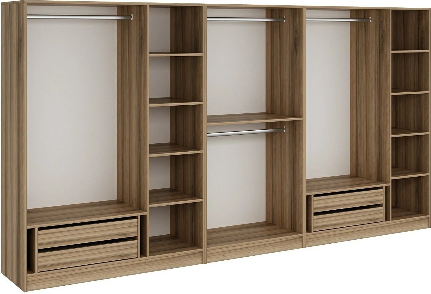 Dollap garderobe Skye Decor, ngjyrë dore, 360x190x52cm