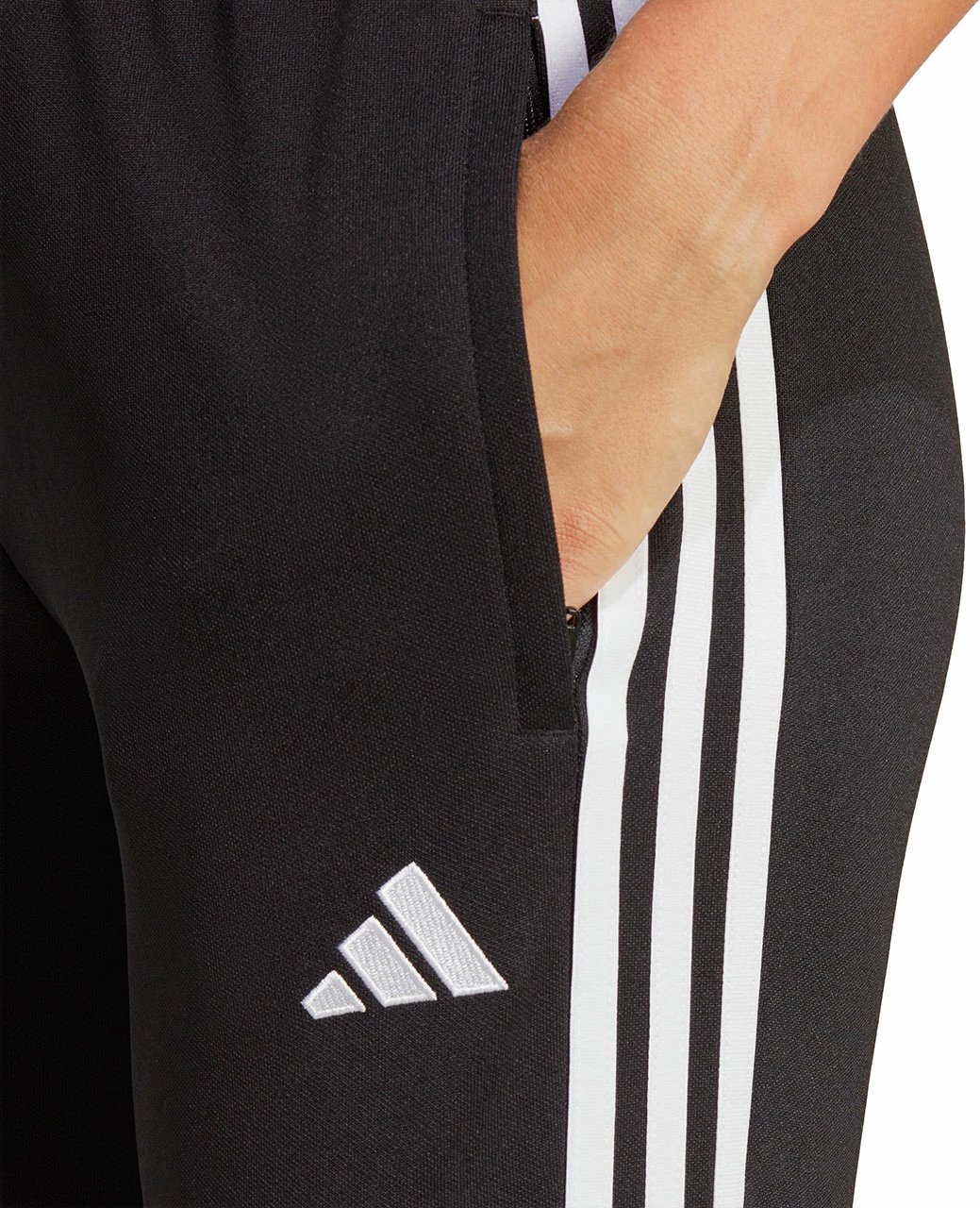Pantallona sportive adidas për femra, të zeza