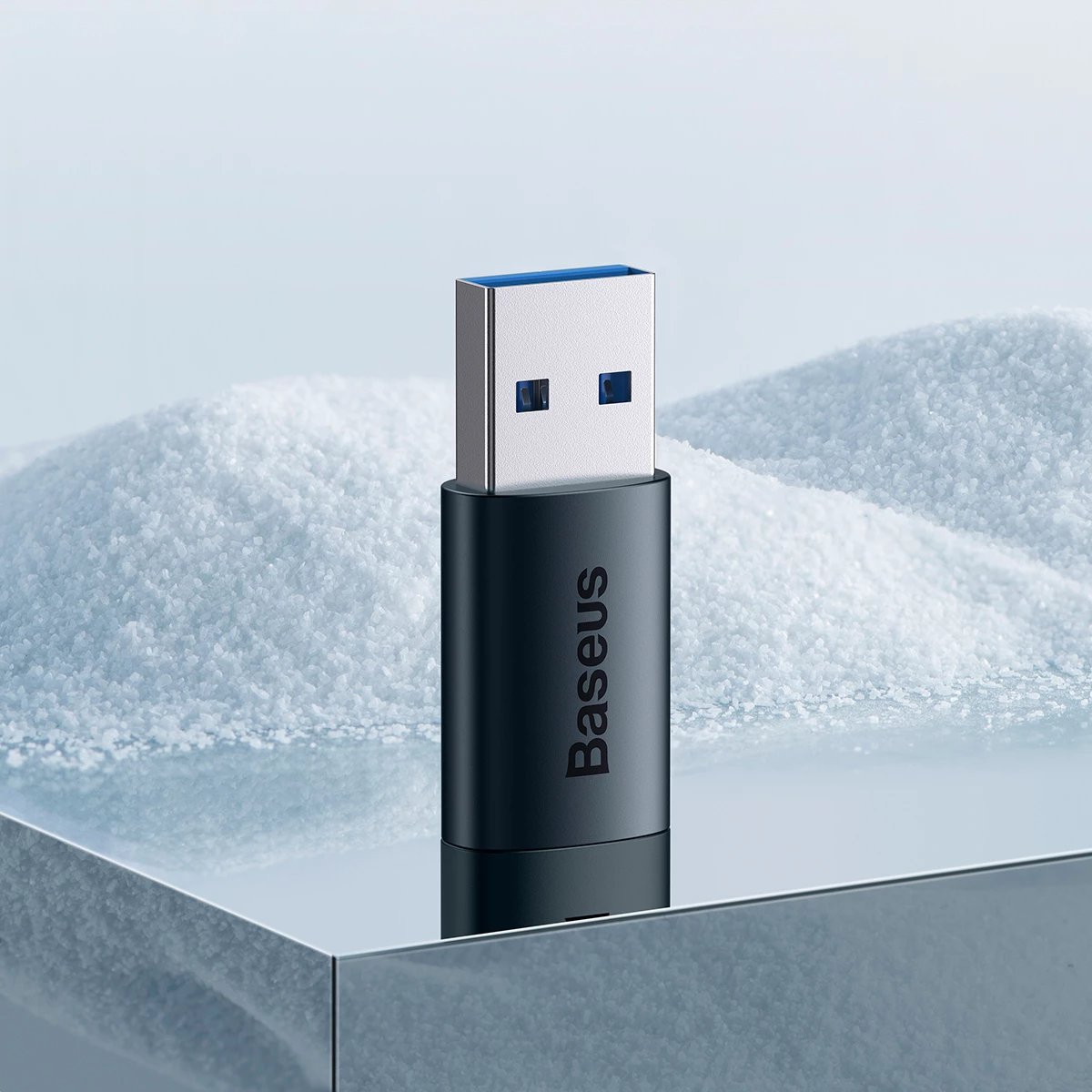 Adapter USB 3.1 OTG Baseus Ingenuity Series, USB-A në USB Type-C, Blu Adapter USB 3.1 OTG Baseus Ingenuity Series, USB-A në USB Type-C, Blu