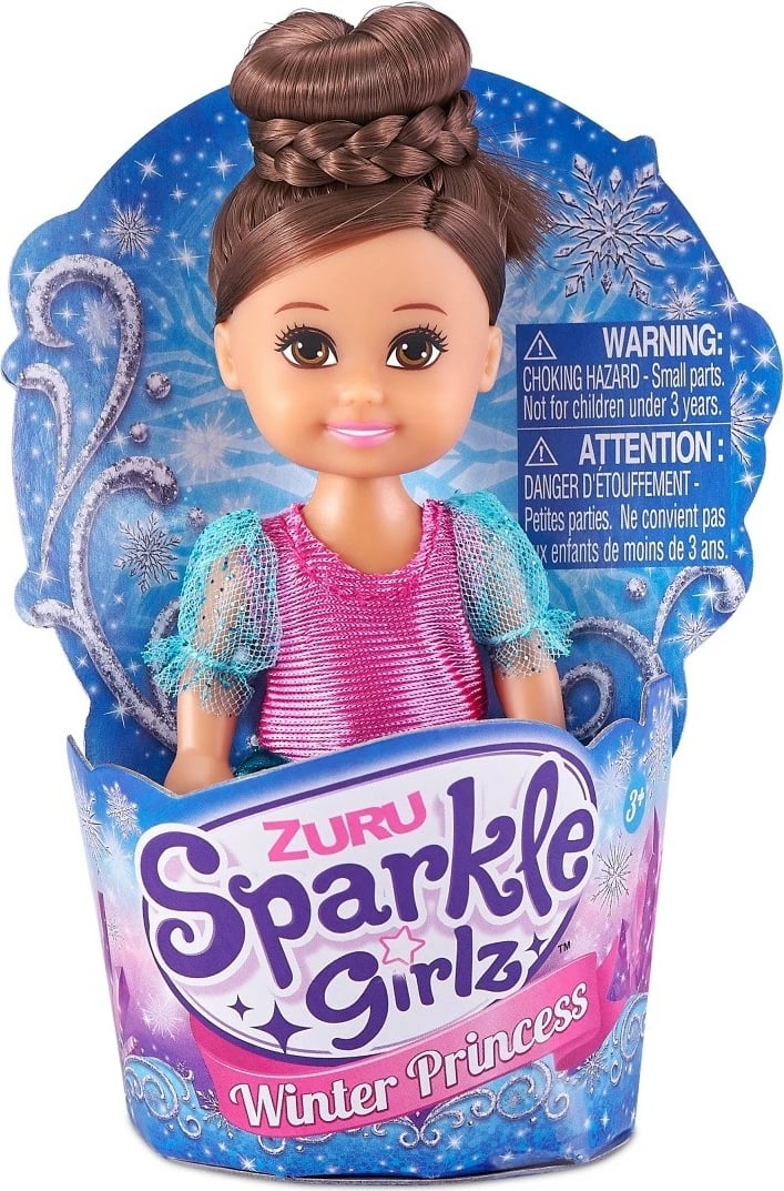 Set kukulla Sparkle Girlz Winter Princess, 11 cm, 48 copë