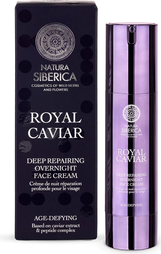 Krem nate për fytyrë unisex Natura Siberica Royal Caviar 50ml spray